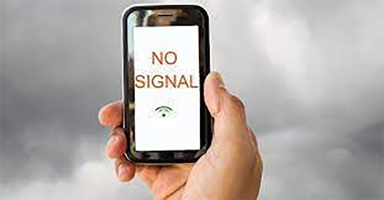 No signal image on cell phone, at Cell Signal Boosters of Houston